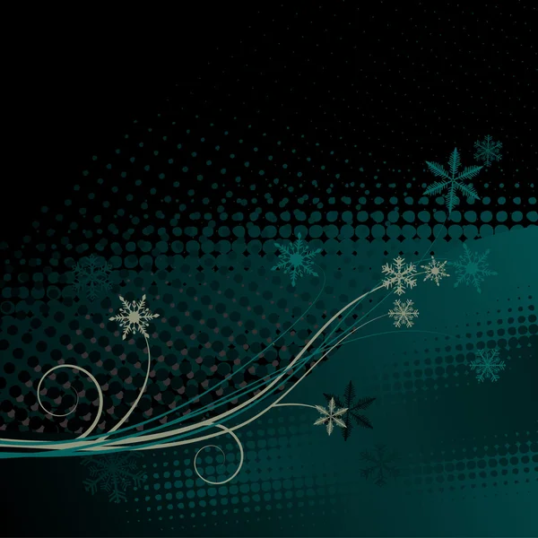 Winter background with space for text — Stock Vector