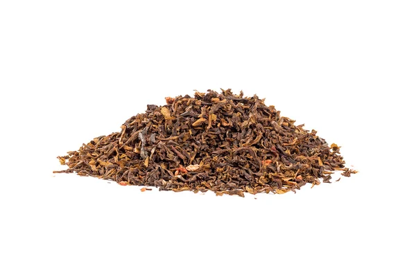 Heap of red rooibos healthy traditional organic tea — Stock Photo, Image