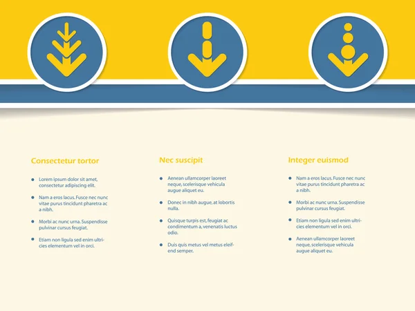 Design infográfico com setas em círculo —  Vetores de Stock