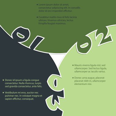 Büyük numaraları ile sabit arka plan