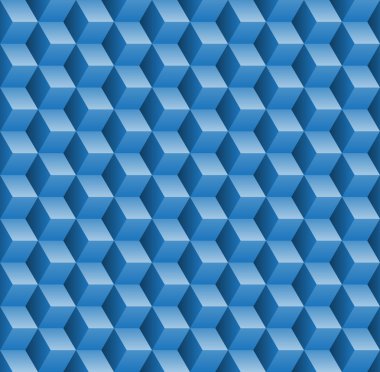 3d küpleri ile Seamless Modeli