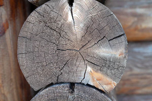 Nahaufnahme Holzschnitt Textur Stockbild