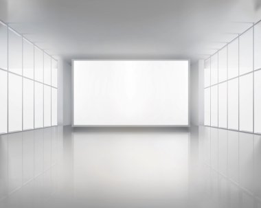 Sanat Galerisi'nde resmi. vektör çizim.