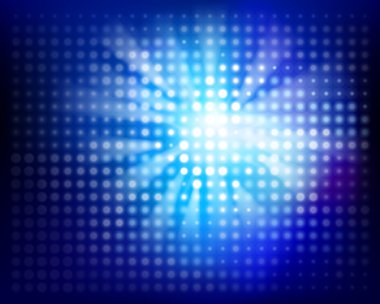 Led ekran. Vektör çizim.