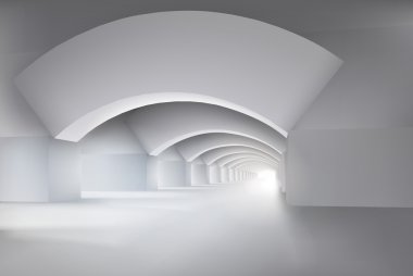 Ticari merkezi. Vektör çizim.