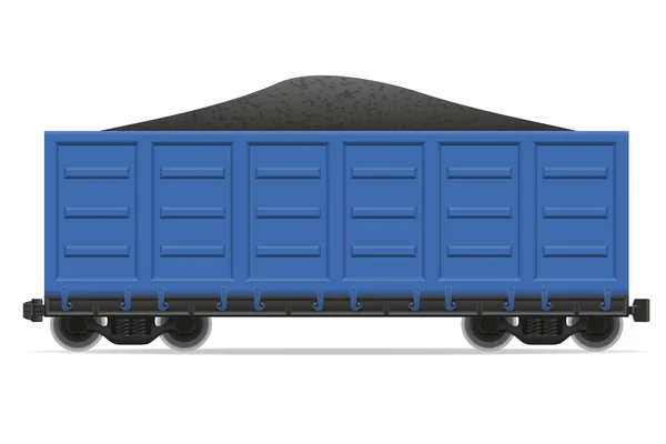 Kolejowego przewozu kolejowego ilustracji wektorowych — Wektor stockowy