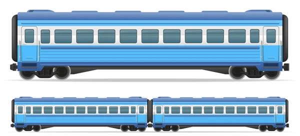 Demiryolu taşıma tren vektör çizim — Stok Vektör