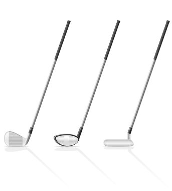 golf sopası illüstrasyonu