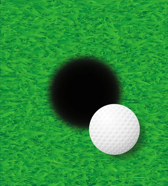 Abbildung zum Golfball-Vektor — Stockvektor