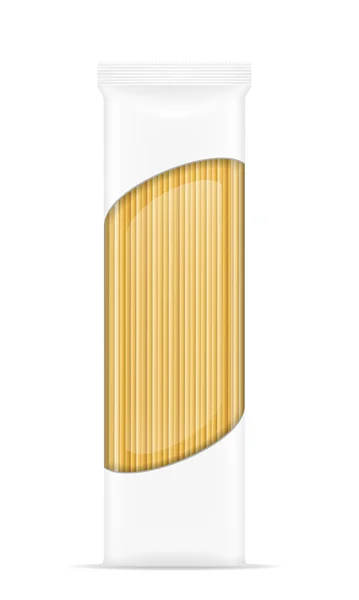 Pasta in packaging vector illustration — Stock Vector
