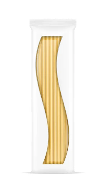 Pasta in verpakking vectorillustratie — Stockvector