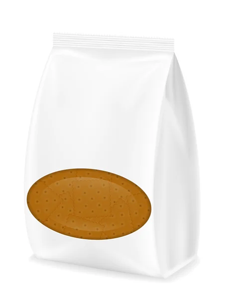 Biscuit in packaging vector illustration — Stock Vector