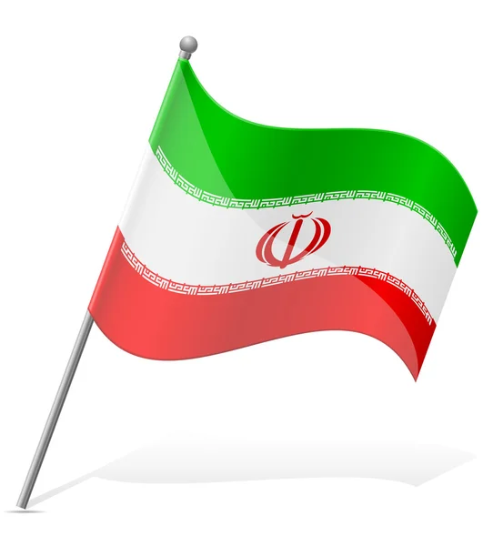 Flag of Iran vector illustration — Stock Vector