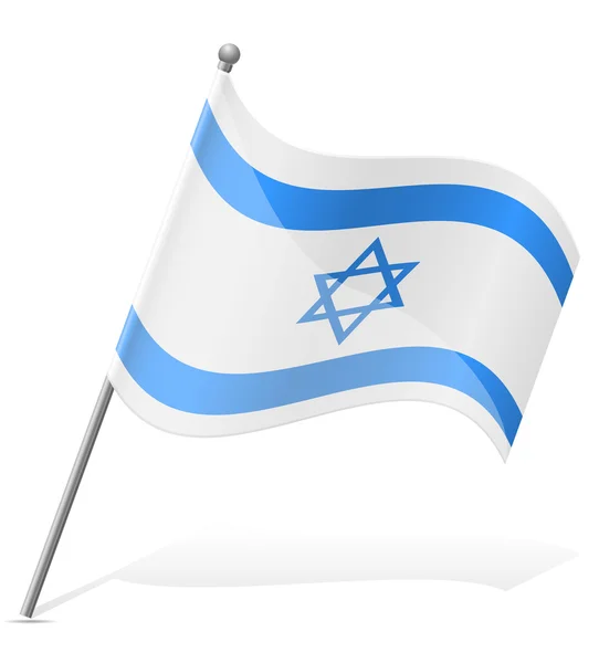 Flag of Israel vector illustration — Stock Vector