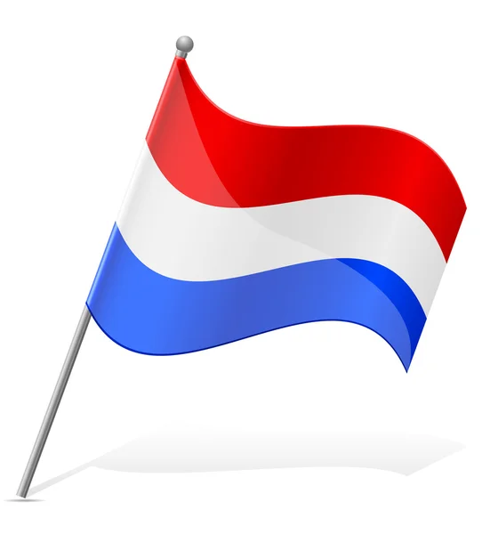 Vlag van paraguay vectorillustratie — Stockvector