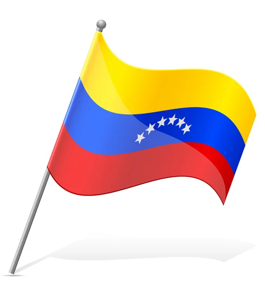 Прапор Венесуели Векторні ілюстрації — стоковий вектор