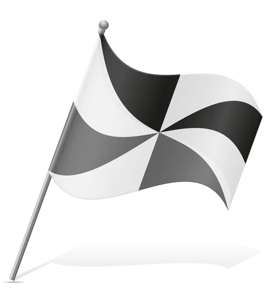 Bandera de Ceuta vector illustration — Vector de stock