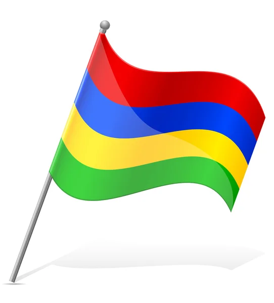 Flaga Mauritius Vector ilustracja — Wektor stockowy