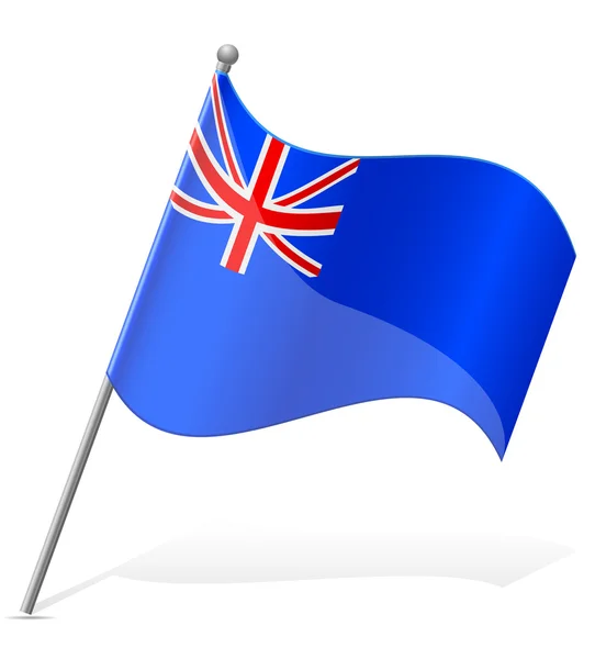 Vlajka Svaté Heleny ostrovy vektorové ilustrace — Stockový vektor