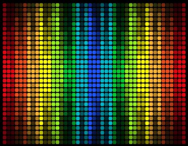 soyut çok renkli Grafik equalizer vektör çizim