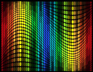soyut çok renkli Grafik equalizer vektör çizim