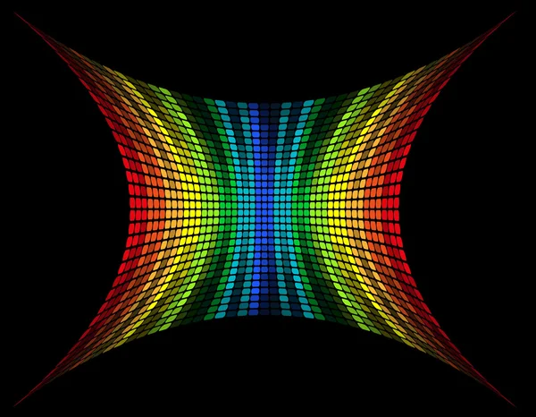 Soyut çok renkli Grafik equalizer vektör çizim — Stok Vektör