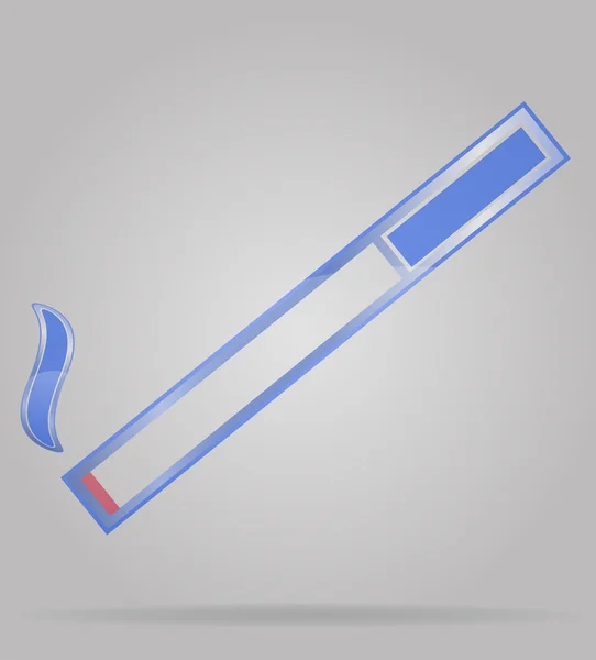 Transparentní projevem kuřáky vektorové ilustrace — Stockový vektor