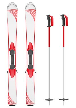 kayak dağ vektör çizim