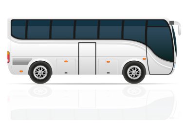 büyük tur otobüs vektör çizim