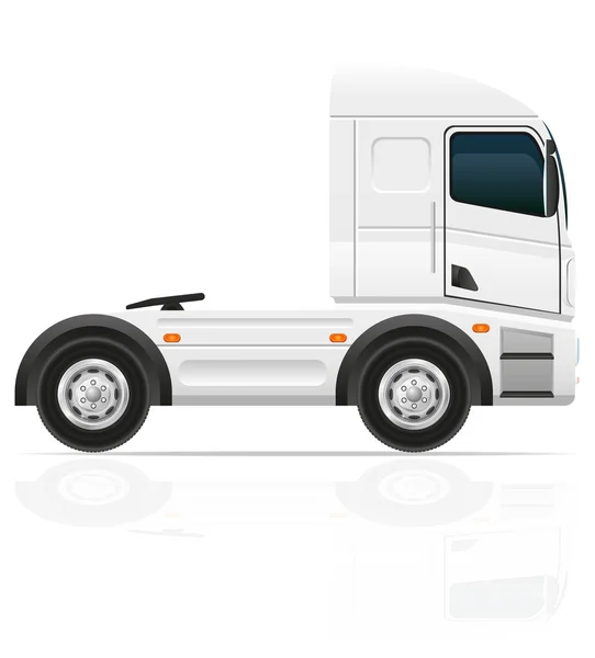 Trattore grande camion per il trasporto merci vettoriale illustrazione — Vettoriale Stock