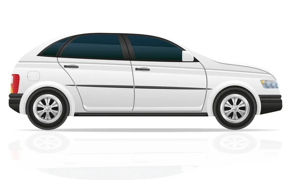 Auto hatchback vettoriale illustrazione — Vettoriale Stock