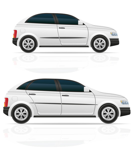 car hatchback vector illustration