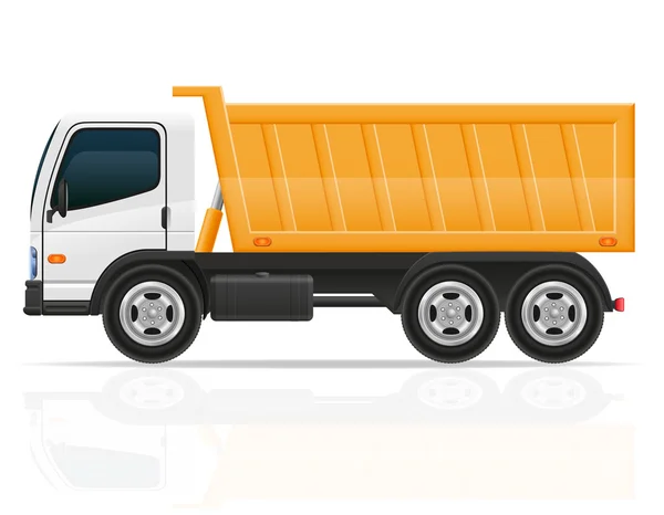 Camion benne pour illustration vectorielle de construction — Image vectorielle