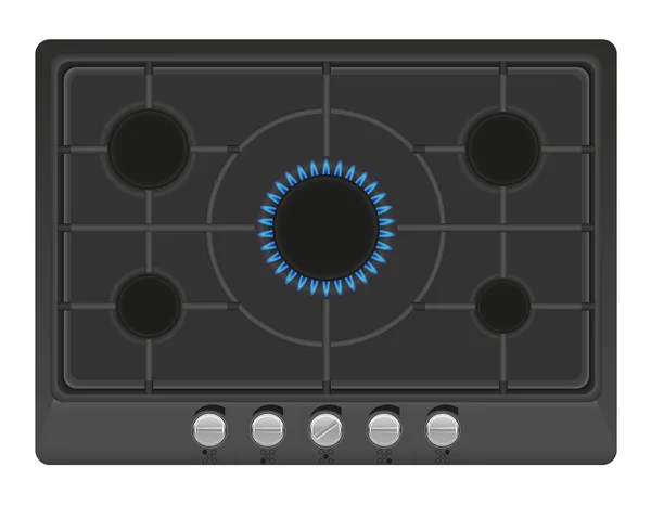 Surface for gas stove vector illustration — Stock Vector