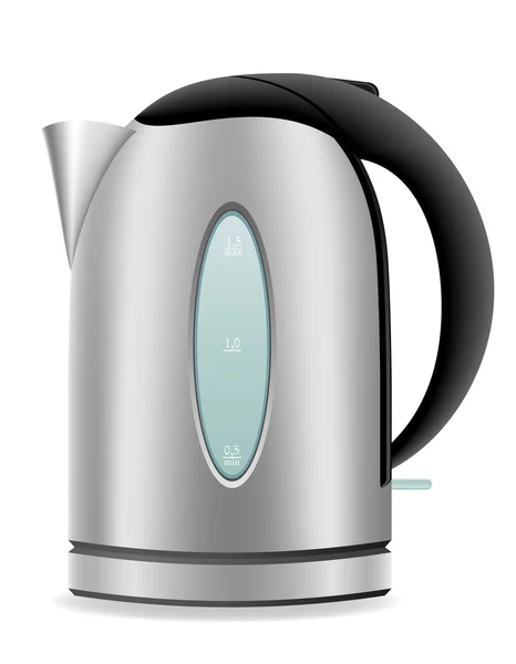 Electric kettle vector illustration — Stock Vector