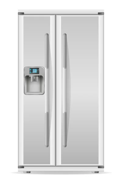 Refrigerador para uso doméstico vector ilustración — Vector de stock