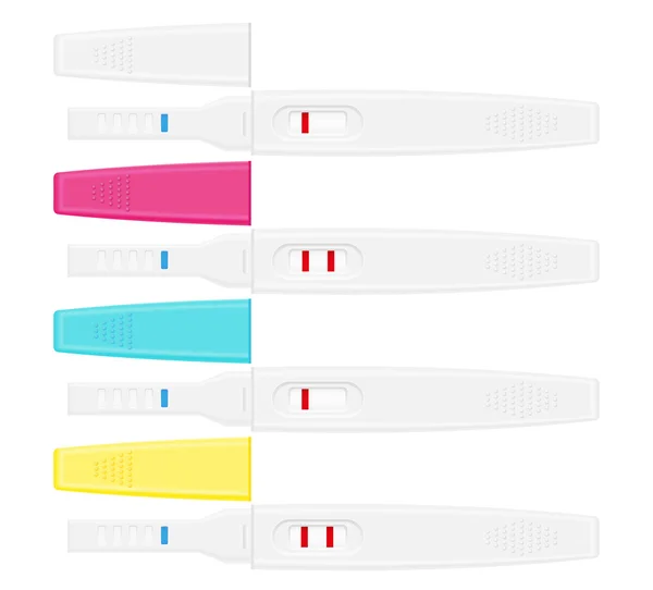 Ilustracja wektorowa test ciążowy — Wektor stockowy