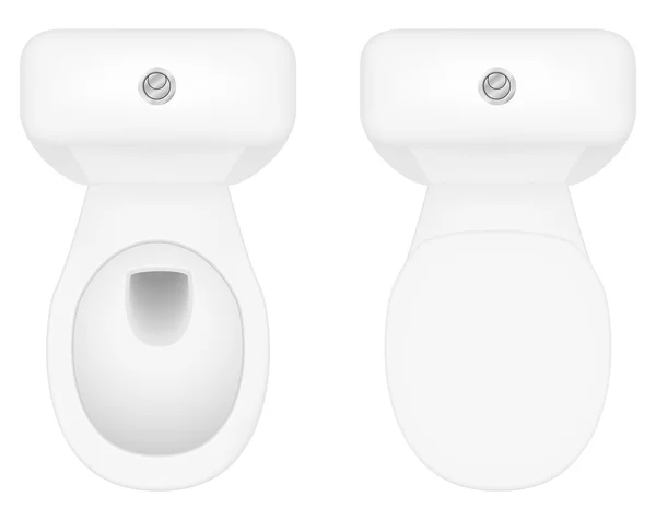 Toilet bowl vector illustration — Stock Vector