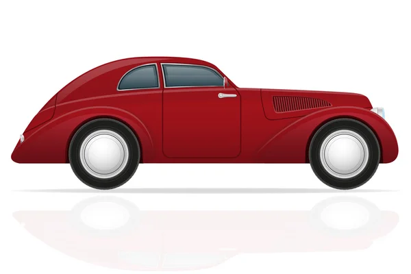 Старий ретро автомобіль Векторні ілюстрації — стоковий вектор