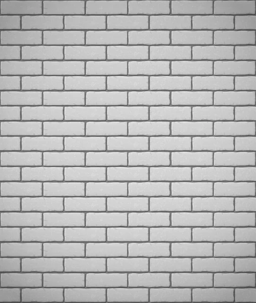 Beyaz tuğla sorunsuz arka duvarına — Stok Vektör