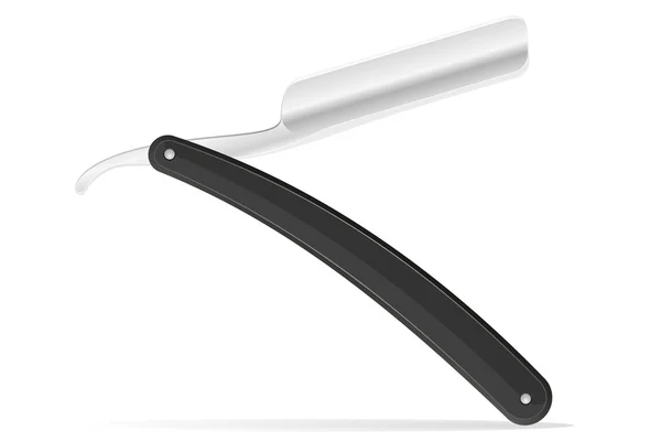 Ilustracja wektorowa Straight razor — Wektor stockowy