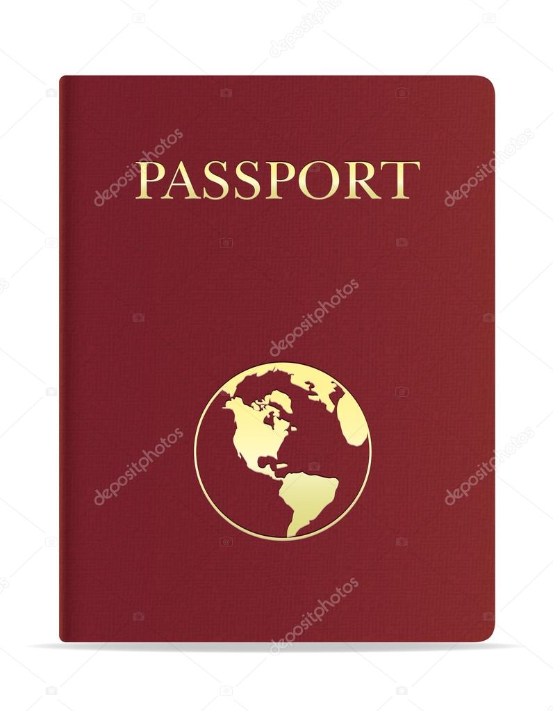 passport vector illustration