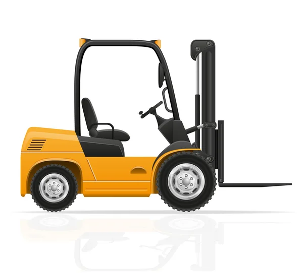 Forklift truck vector illustration — Stock Vector