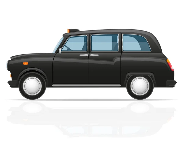 London Auto Taxi Vektor Illustration — Stockvektor