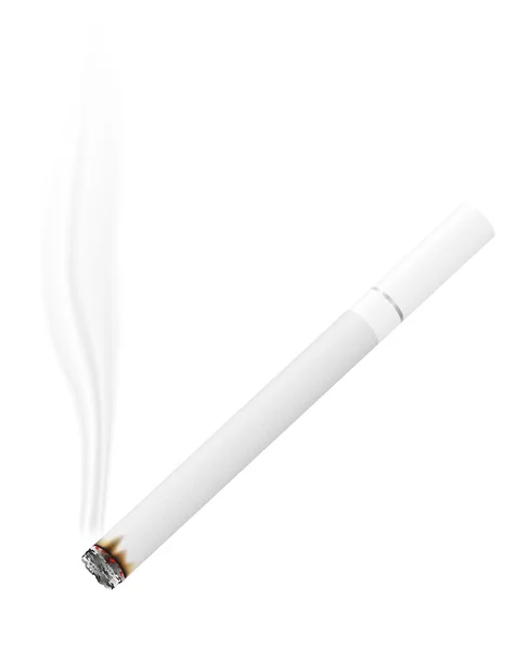 Illustration vectorielle cigarette blanche — Image vectorielle
