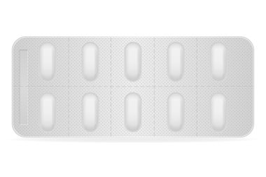 tedavi vektör çizim için paketinde bulunan tıbbi ilaçlar