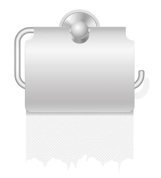 Papier toilette sur support illustration vectorielle — Image vectorielle