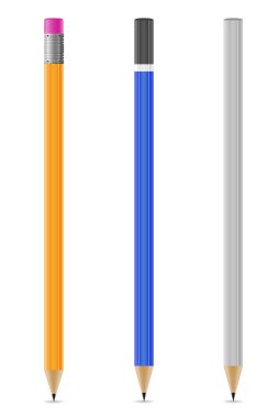 keskin kalemler illüstrasyon vektör