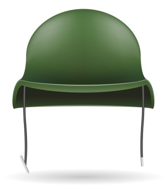 askeri kask illüstrasyon vektör