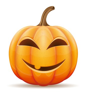 Cadılar Bayramı kabak vektör illüstrasyonu